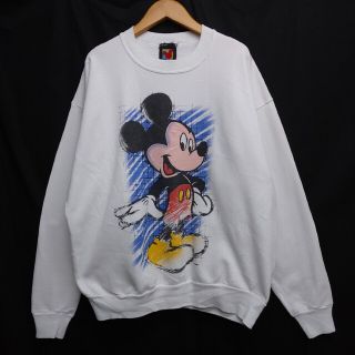 ディズニー(Disney)のVINTAGE ミッキーマウス ディズニー USA製 スウェット XL(スウェット)