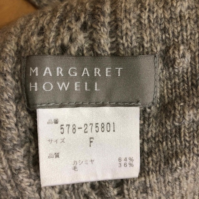 Margaret Howell ネックウォーマー グレー カシミア100% 小物 ネック