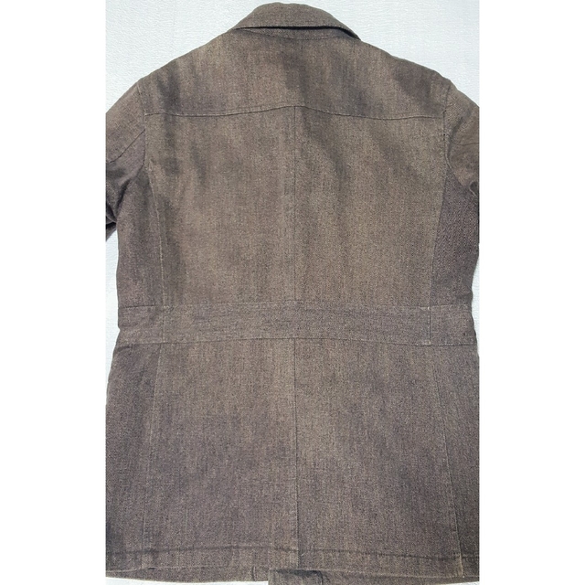 abx(エービーエックス)のabx ブルゾン フロントボタン ダークブラウン ジャケット 中綿有 M 日本製 メンズのジャケット/アウター(ブルゾン)の商品写真