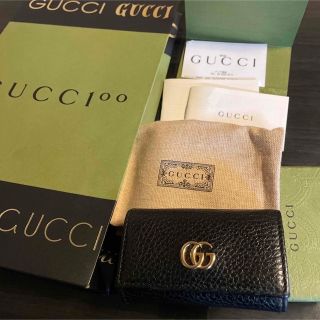 グッチ(Gucci)のグッチ　GGマーモント キーケース　箱付き【即日送料無料】(キーケース)