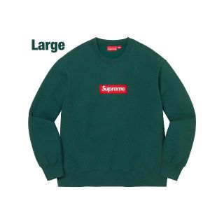 シュプリーム(Supreme)のSupreme Box Logo Crewneck Green L(スウェット)