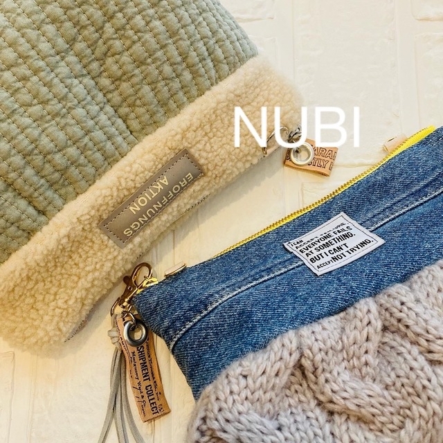 専用SALE✴︎NUBI×ボアポーチ❤︎ レディースのファッション小物(ポーチ)の商品写真