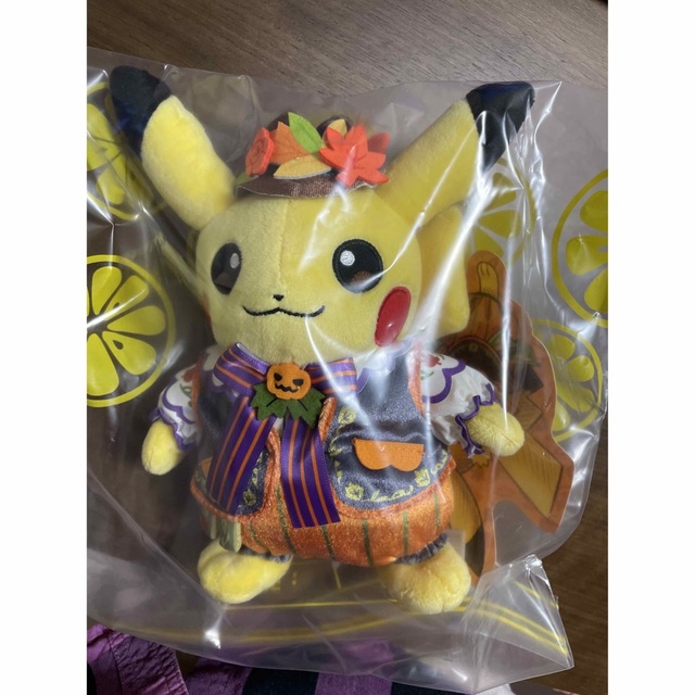 新品未使用タグ付き❤️ ポケモンセンター限定　ハロウィン　ピカチュウ　ぬいぐるみ | フリマアプリ ラクマ