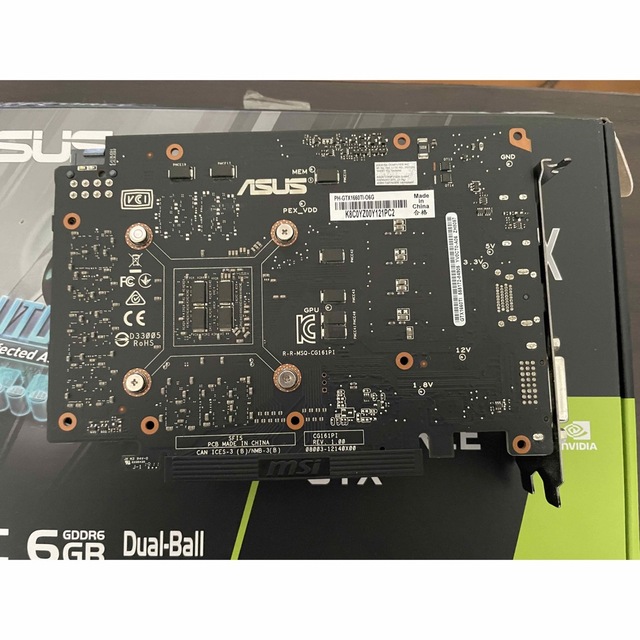 GeForce GTX 1660 Ti OC asus  最近まで使用