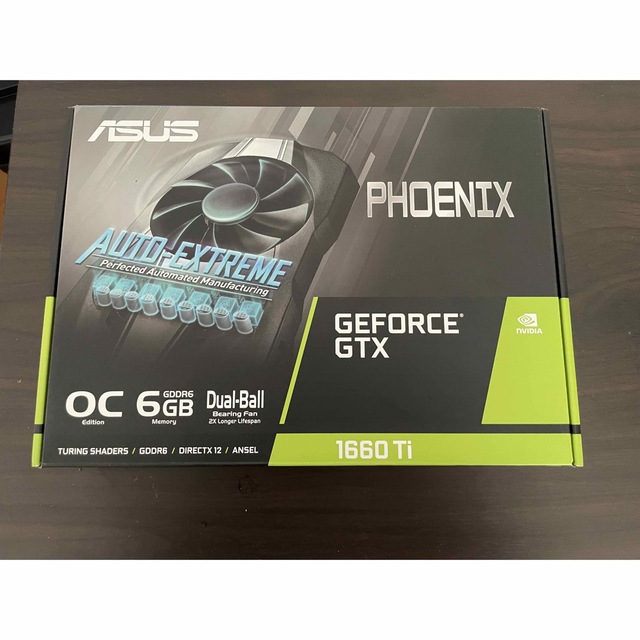 GeForce GTX 1660 Ti OC asus  最近まで使用