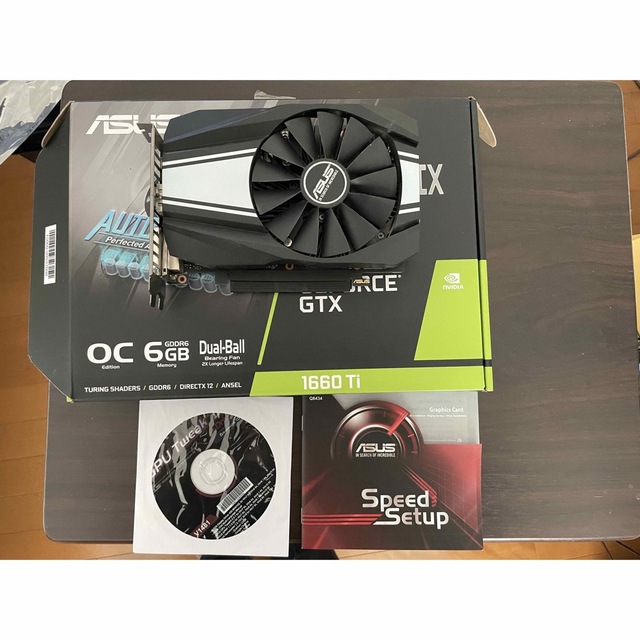 期間限定特別価格 GeForce GTX 1660 Ti OC asus 中古 最近まで使用 PC