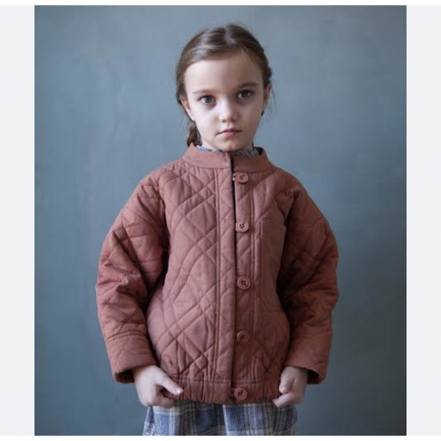 SOOR PLOOM(ソーアプルーム)のsoor ploom quilted jacket henna 6y キッズ/ベビー/マタニティのキッズ服女の子用(90cm~)(ジャケット/上着)の商品写真