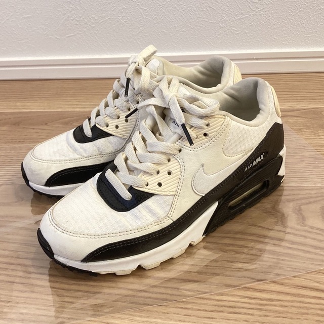 NIKE AIR MAX 90 ペールアイボリー 23.5㎝ - スニーカー