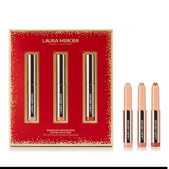 laura mercier(ローラメルシエ)のローラメルシエ ローズグロウ リフレクションズ キャビアスティック トリオ コスメ/美容のベースメイク/化粧品(アイシャドウ)の商品写真