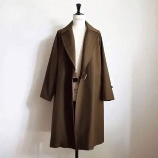 コモリ(COMOLI)のCOMOLI コモリ 18AW ウールサージ タイロッケンコート サイズ3(トレンチコート)