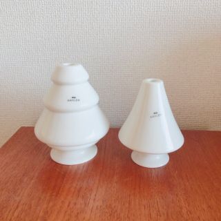 ケーラー(Kahler)の美品　ケーラー　ツリー　ホワイト2個SET(置物)