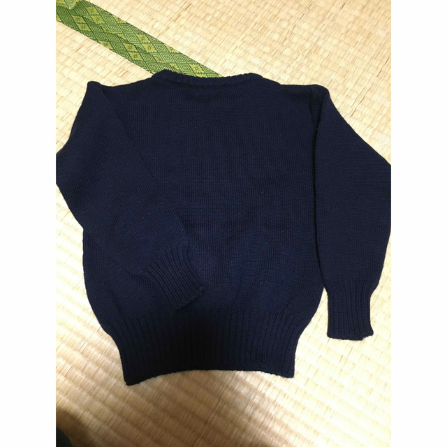 BENETTON(ベネトン)のベネトン 110cm ネイビー　セーター　美品 キッズ/ベビー/マタニティのキッズ服男の子用(90cm~)(ニット)の商品写真