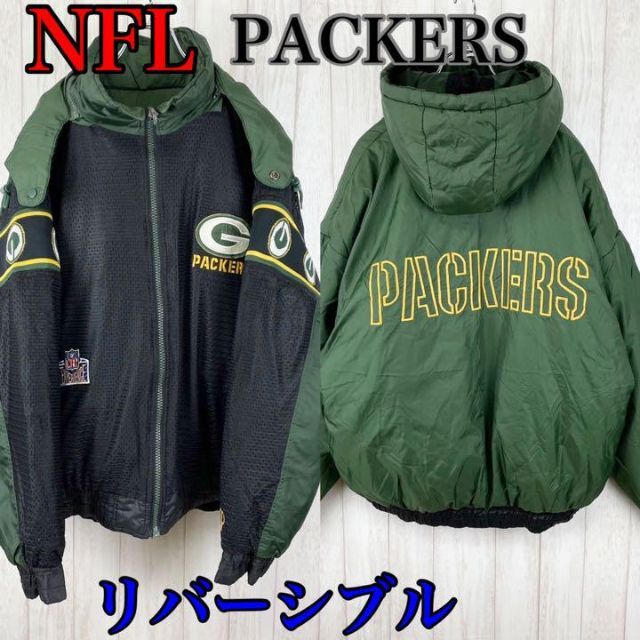 激レア】NFL PACKERS パッカーズ 中綿ナイロンジャケット ブルゾン-