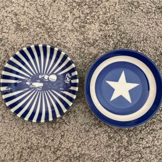 マーベル(MARVEL)のmarvel マーベル　小皿　2枚セット(食器)