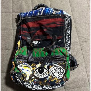 KENZO　ケンゾー　花柄バックパック　リュック　ポーチ付き