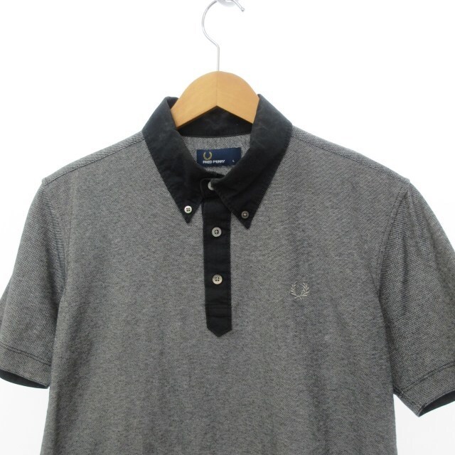 FRED PERRY(フレッドペリー)のフレッドペリー ポロシャツ Tシャツ カットソー 半袖 ボタンダウン L メンズのトップス(ポロシャツ)の商品写真