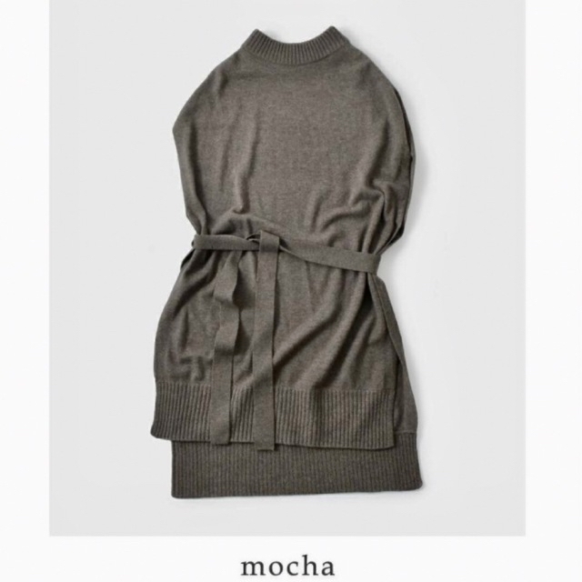 TICCA(ティッカ)のTICCA スタンドネックロングベスト ティッカ　ニット レディースのトップス(ベスト/ジレ)の商品写真