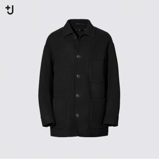 ユニクロ(UNIQLO)の【UNIQLO +J】21awウールブレンドオーバーサイズシャツジャケットコート(ブルゾン)