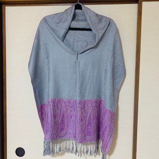 【新品・未使用】PASHMINA パシュミナ ショール　カシミヤ100%(マフラー/ショール)