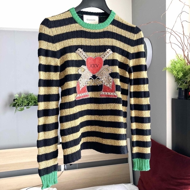 オンライン販売済み 安室ちゃん着□18.Fall美品□GUCCI/グッチ ニット