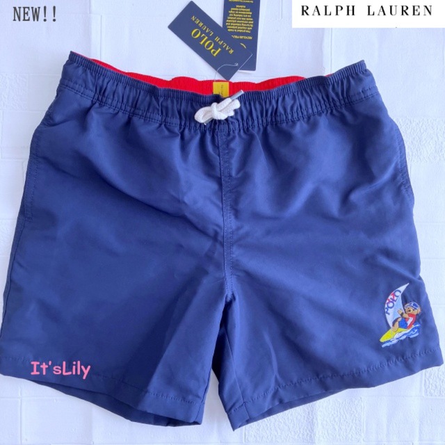 Ralph Lauren(ラルフローレン)の6t120cm ラルフローレン　ポロベア　スイムトランク キッズ/ベビー/マタニティのキッズ服男の子用(90cm~)(水着)の商品写真