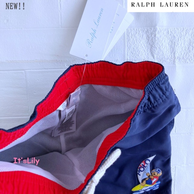 Ralph Lauren(ラルフローレン)の24m90cm  ラルフローレン  ポロベア　スイムトランク キッズ/ベビー/マタニティのキッズ服男の子用(90cm~)(水着)の商品写真