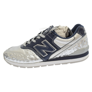 ニューバランス(New Balance)のNew Balance ニューバランス ×FRANCK MULLER CM996 FMS SILVER×フランク・ミュラー 996ローカットスニーカー エンボス総柄レースアップスニーカー シルバー US7(スニーカー)