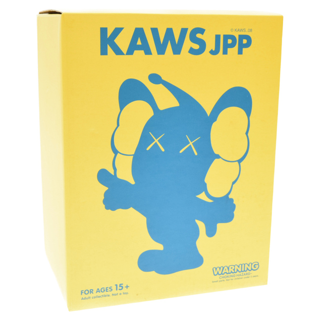 MEDICOM TOY メディコムトイ 2008年製×KAWS Original Fake VCD KAWS JPP カウズ オリジナルフェイク フィギュア イエロー 5