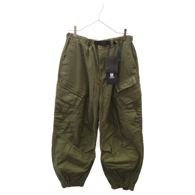 UNDERCOVER アンダーカバー CARGO PANTS ベルテッド カーゴパンツ ミリタリー ロングパンツ UC2B4507-2 カーキ280センチ股上