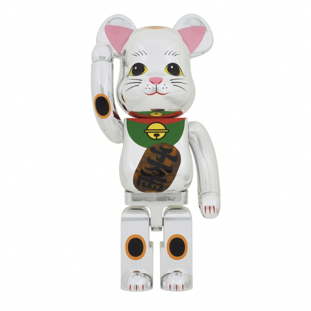 新作入荷!!】 MEDICOM TOY - BE@RBRICK 招き猫 銀メッキ 発光 1000 ...