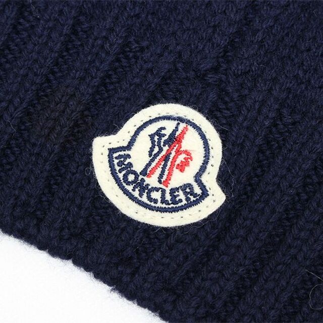 MONCLER(モンクレール)の送料無料 93 MONCLER モンクレール 0001605 04S02 ネイビー マフラー SCIARPA ウール 男女兼用 size L メンズのファッション小物(マフラー)の商品写真