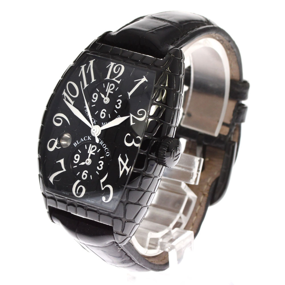 【FRANCK MULLER】フランクミュラー トノーカーベックス マスターバンカー ブラッククロコ 8880MBSCDTBLKCRO 自動巻き メンズ_722052【ev15】