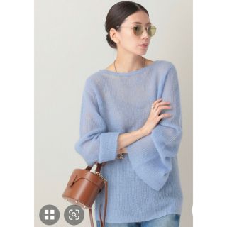 カレンソロジー(Curensology)のカレンソロジー 即日完売 ブルー ¥18900 エールモヘヤ ルーズニット (ニット/セーター)