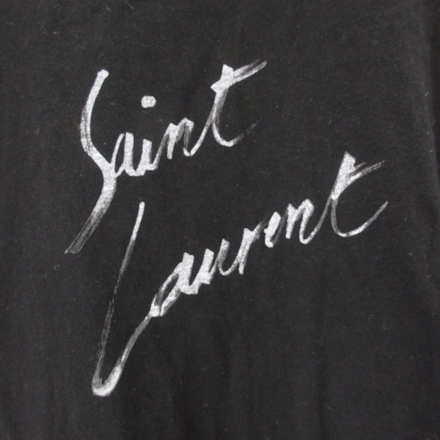 Saint Laurent(サンローラン)のサンローラン パリ 20SS Tシャツ カットソー ロゴ入り 480335 XS レディースのトップス(Tシャツ(半袖/袖なし))の商品写真