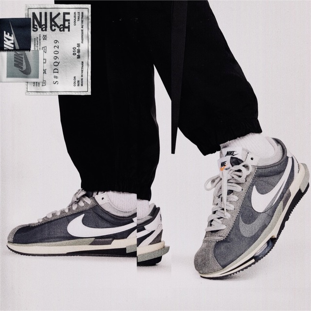 NIKE - 送込28!! NIKE×sacai ZOOMコルテッツ グレーの通販 by ...