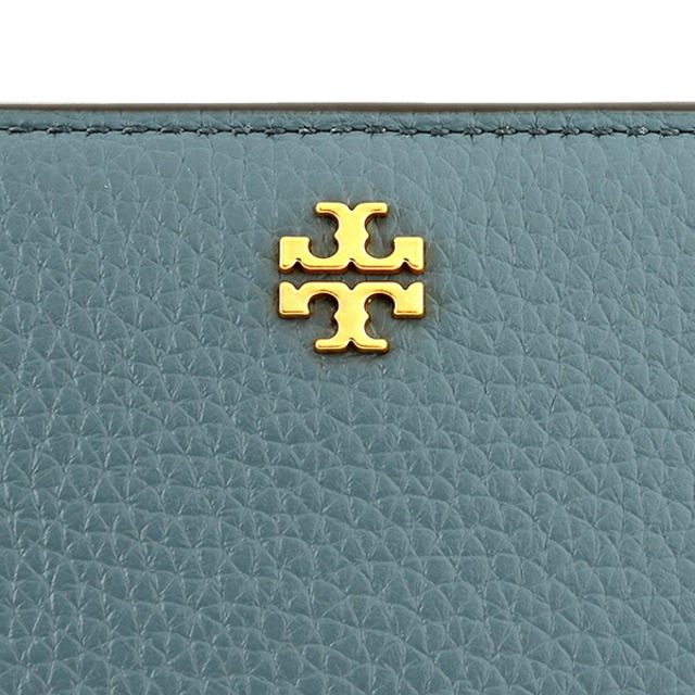 新品 トリーバーチ TORY BURCH 2つ折り財布 ブレイク ブルンネラ/シソ