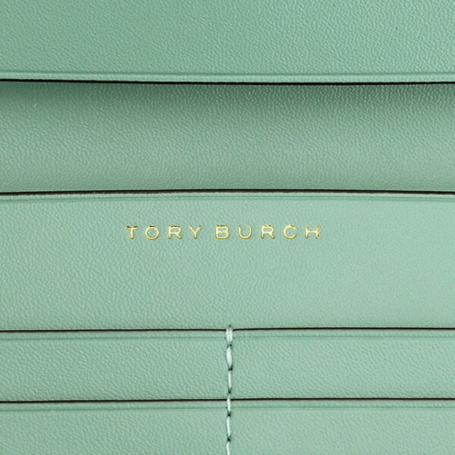 Tory Burch(トリーバーチ)の新品 トリーバーチ TORY BURCH 長財布 ウィラ ミントグリーン レディースのファッション小物(財布)の商品写真