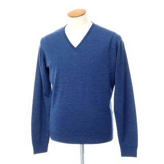 ジョンスメドレー(JOHN SMEDLEY)の【中古】ジョンスメドレー JOHN SMEDLEY ハイゲージウール Vネックニット【サイズL】【メンズ】(ニット/セーター)