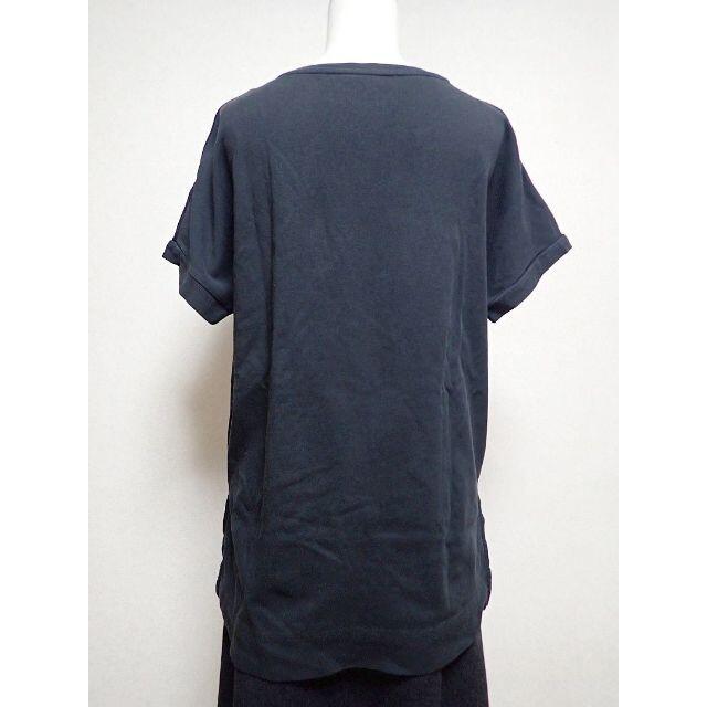 MUJI (無印良品)(ムジルシリョウヒン)の無印良品 レディース コットン 半袖 Tシャツ 黒 XS-S レディースのトップス(その他)の商品写真