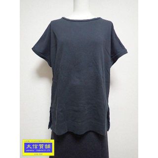 ムジルシリョウヒン(MUJI (無印良品))の無印良品 レディース コットン 半袖 Tシャツ 黒 XS-S(その他)