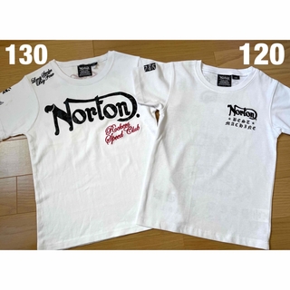 ノートン(Norton)の美品 Norton ノートン★半袖Tシャツ 120 130 セット(Tシャツ/カットソー)