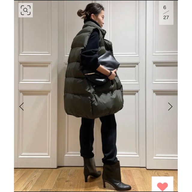 新品 NEARBYME ニアーバイミー オーバーサイズダウンベスト 新品 NEARBYME ニアーバイミー オーバーサイズダウンベスト