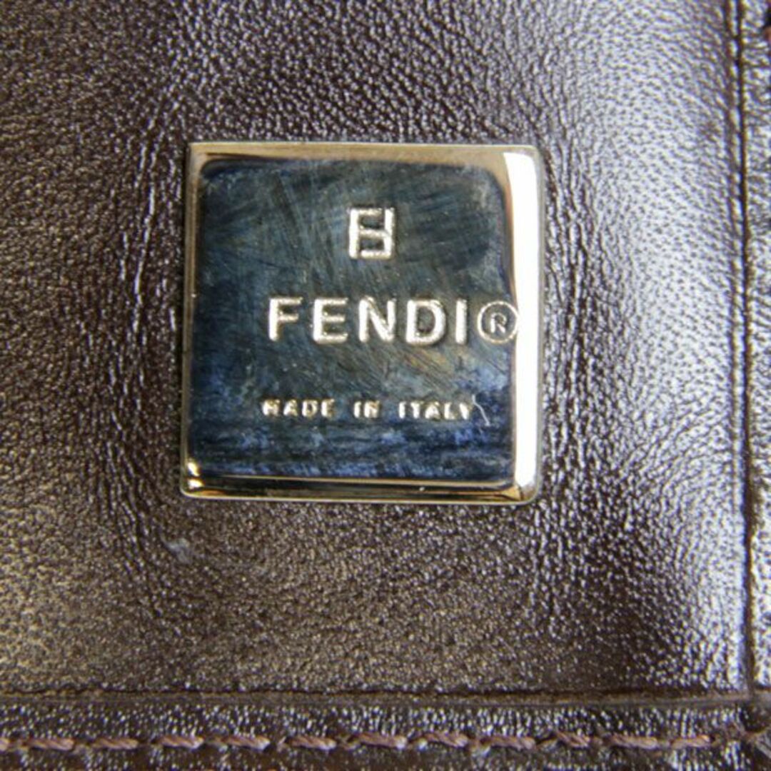 FENDI フェンディ 
 2804－30806 長財布 
キャンバス ブラウン