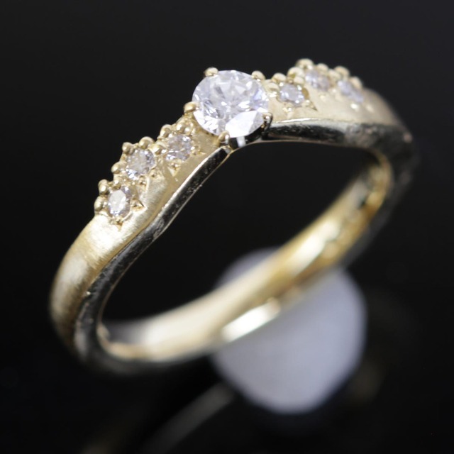 美品『USED』 K18/ダイヤモンド リング・指輪 ダイヤモンド 0.116ct