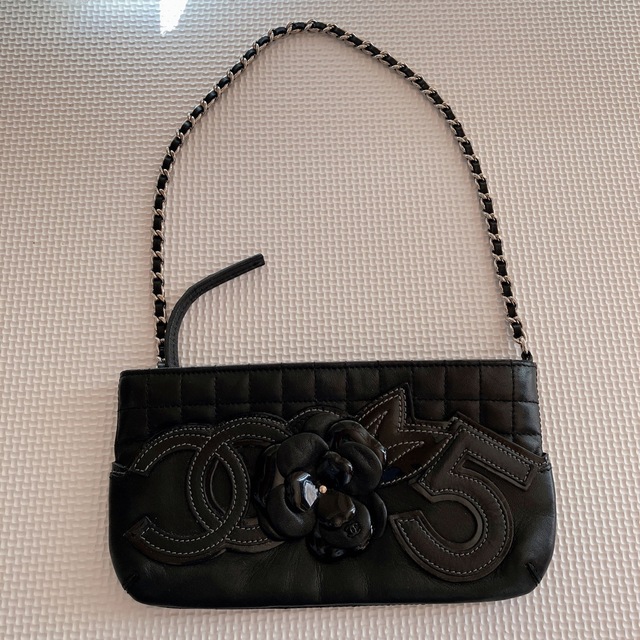 ホットセール - CHANEL シャネルCHANELカメリアNo.5 ポーチショルダー