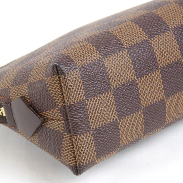 美品『USED』 LOUIS VUITTON ルイ・ヴィトン ポシェットコスメティック N47516 ポーチ ダミエキャンバス エベヌ