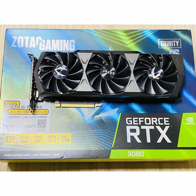 一番人気物 RTX3080 GamingTrinity10GBグラフィックボード Zotac PC