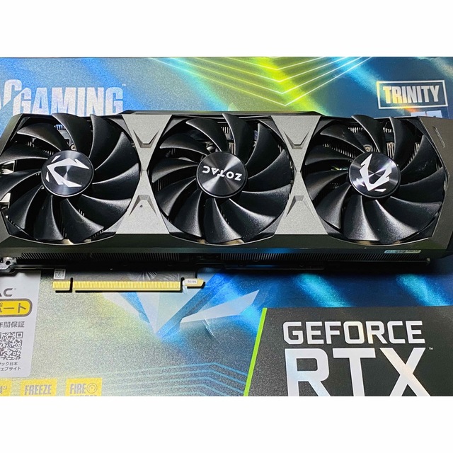 RTX3080 Zotac GamingTrinity10GBグラフィックボード - PCパーツ