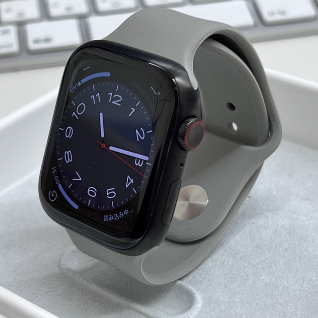 W803 Apple Watch 7 ティタニウム45mm GPS+セルラーseries6