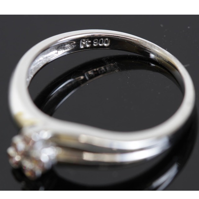 美品『USED』 Pt900 PDリング 0.15ct リング・指輪 4.2g 12.5号